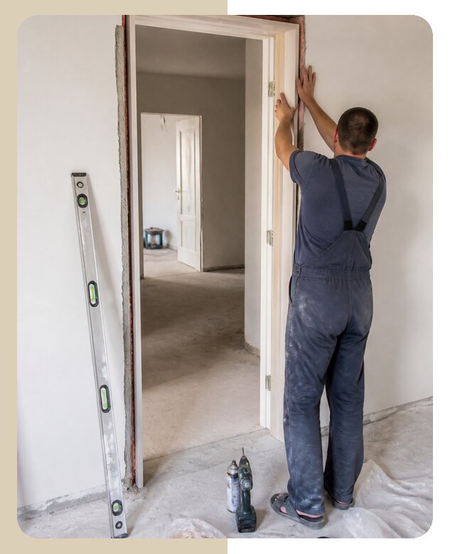 Профессиональная установка дверной коробки в Северске