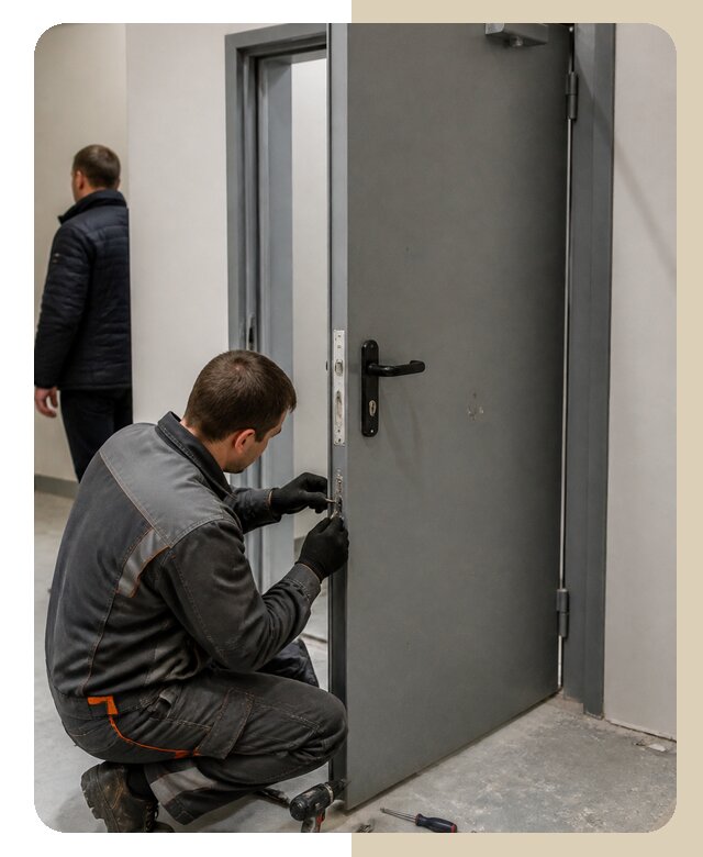 Ремонт противопожарной двери в Северске по цене 6757 р. | ДвериЛегко-Свк