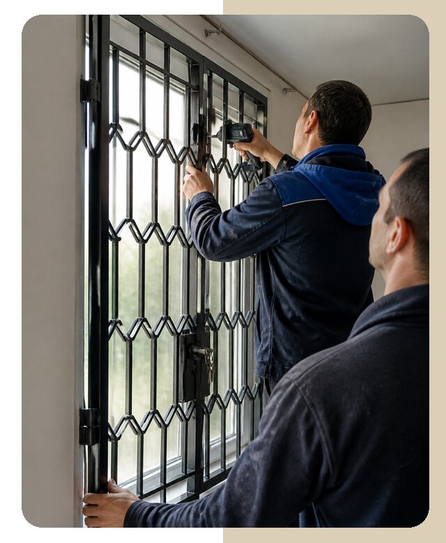 Установка распашных решеток в Северске цена от 6757 р. | ДвериЛегко-Свк