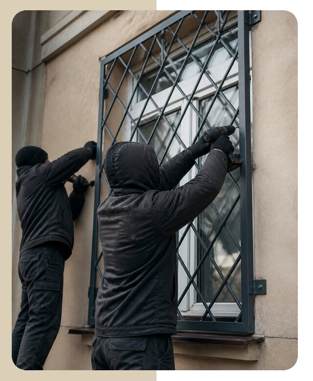 Установка антивандальных решеток на окна в Северске